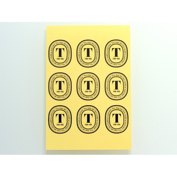cotta 透明イニシャルシール T cotta