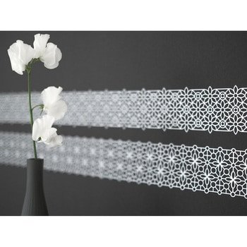 レーステープ ホワイト バブル幅70mm cotta