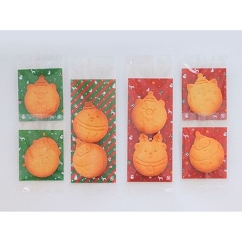 cotta クリスマスクッキー台紙 ストライプ cotta