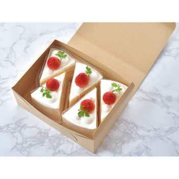 cotta ケーキ箱 クラフトショートNC No.7 cotta