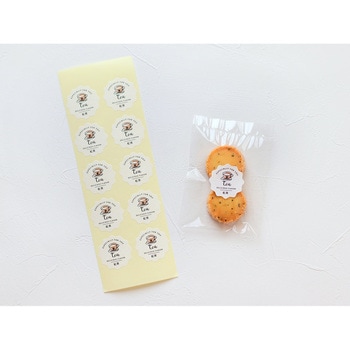 cotta 白地フレーバーシール波型 紅茶 cotta