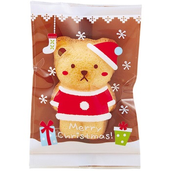 クリスマスベアーガス袋ブラウン cotta