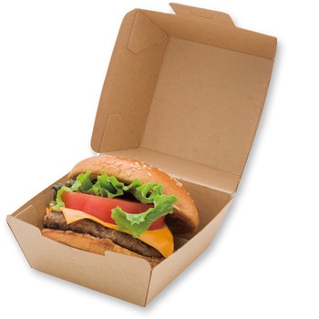 ネオクラフト バーガーBOX 1個用 cotta