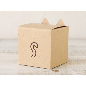 cotta どうぶつギフト箱 ネコ(クラフト) - cotta