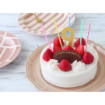 cotta バースデー数字ピック ゴールド 9(2片) cotta