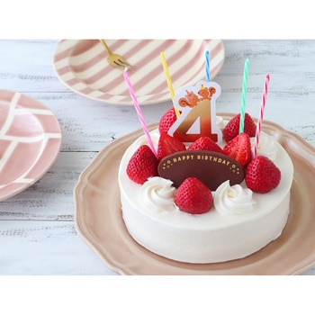 cotta バースデー数字ピック どうぶつ 4(2片) cotta
