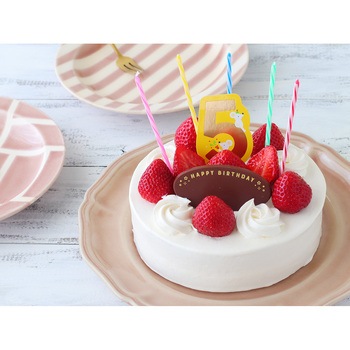 cotta バースデー数字ピック どうぶつ 5(2片) cotta