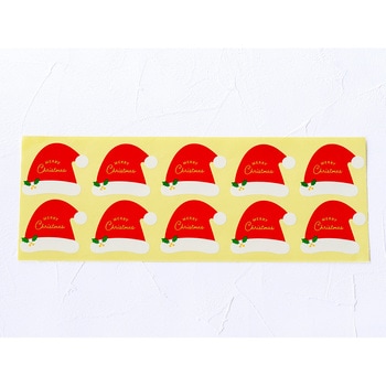 cotta クリスマスシール サンタの帽子(10片) cotta