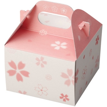 ケーキ箱 和彩サービス箱(桜) 4ケ cotta