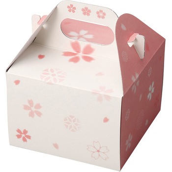 ケーキ箱 和彩サービス箱(桜) 4ケ cotta
