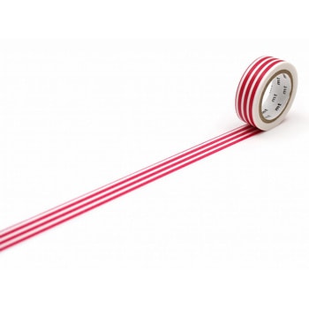 mt 1P ボーダー・フランボワーズ(15mm×7m) cotta