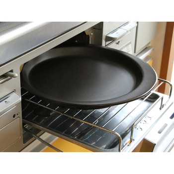 かもしか道具店 陶のフライパンふつう 黒 cotta