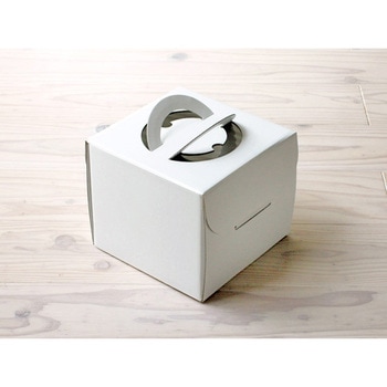 デコ箱 白ムジ 4号H130 cotta