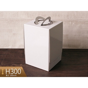 デコ箱 白ムジ 5号H300 cotta