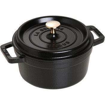 ピコ・ココットラウンド 20cm ブラック 2.2L - cotta