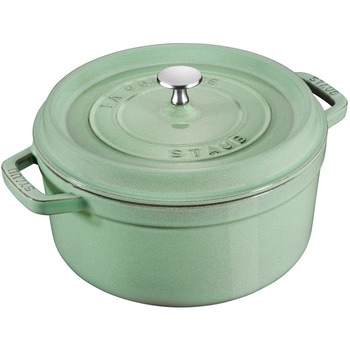 ピコ・ココットラウンド 22cm セージグリーン 2.6L cotta