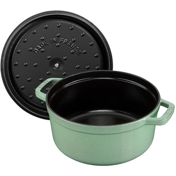 ピコ・ココットラウンド 22cm セージグリーン 2.6L cotta