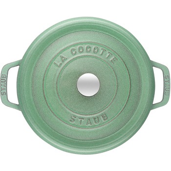 ピコ・ココットラウンド 22cm セージグリーン 2.6L cotta