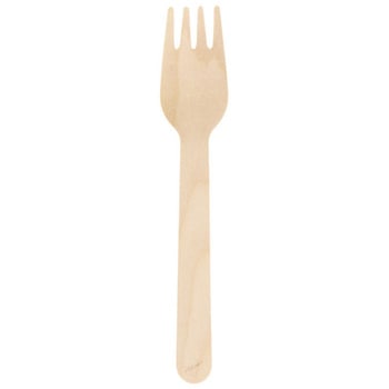 木製フォーク160mm バラ (100本入) cotta