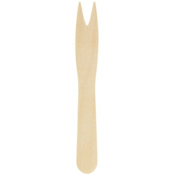 木製ミニフォーク 85mmバラ(200本入) cotta
