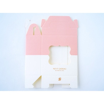 cotta 窓付き手提げギフト箱 ピンク cotta