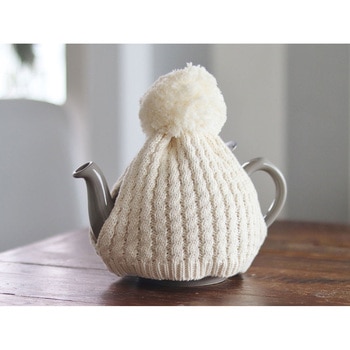 ロンドンポタリー 2cup用ティーコージー アイボリー cotta