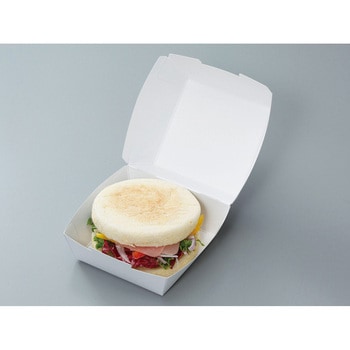 ハンバーガートレー EC6 ホワイト cotta