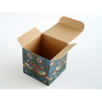 cotta ギフト箱 ウィリアム・モリス柄 いちご泥棒 (キューブ) - cotta