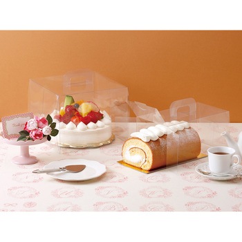 透明ロールケーキ箱 ピュアトルテ PTT-210 (本体) cotta