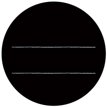 手書きPOP用カード 丸型 ブラック (10枚入) cotta