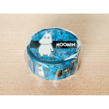マスキングテープ ぶどう畑のムーミンたち (スカイブルー) cotta