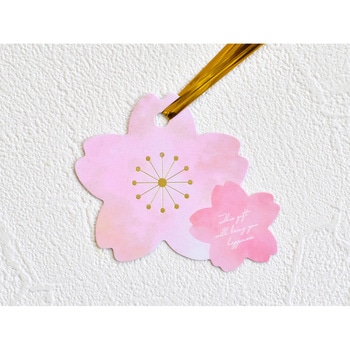 cotta ペーパータグ 桜 大(10枚入) cotta