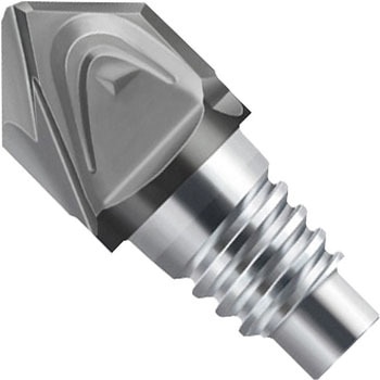 ConeFitヘッド交換式 超硬面取りエンドミル60° TAXコート プロトティップ
