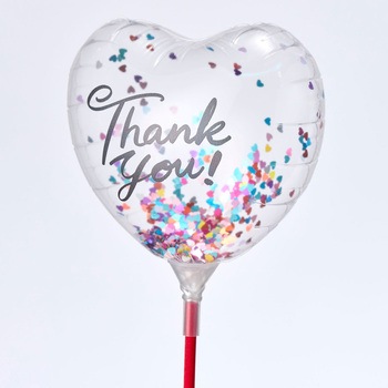 4”ハートバルーンスタンプ 東京堂