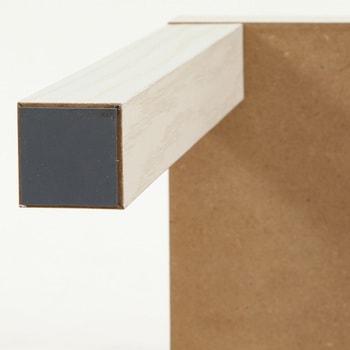 キューブテーブル 40×40 ホワイトウォッシュ 不二貿易