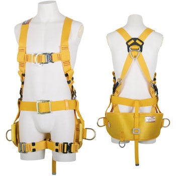 傾斜面作業用ハーネス(分離式) - ツヨロン(藤井電工)