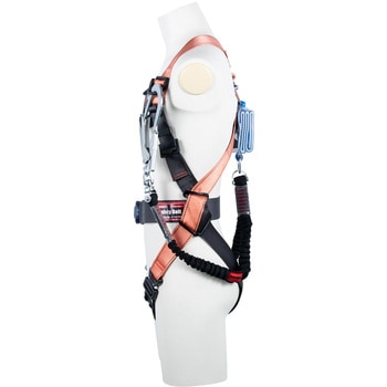 フルハーネス”コアハーネス”(伸縮性ランヤード2本タイプ) ツヨロン(藤井電工)