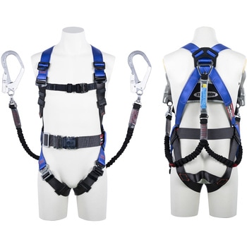 フルハーネス”コアハーネス”(伸縮性ランヤード2本タイプ) ツヨロン(藤井電工)