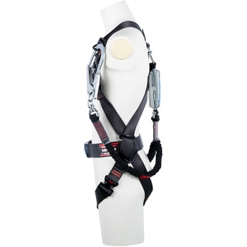 フルハーネス”コアハーネス”(伸縮性ランヤード2本タイプ) ツヨロン(藤井電工)