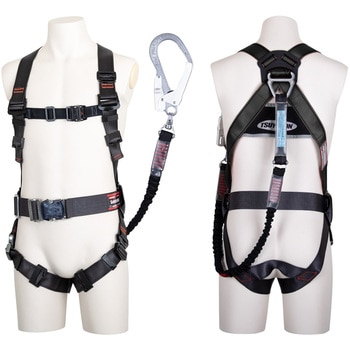 フルハーネス”コアハーネス”(伸縮性ランヤード1本タイプ) ツヨロン(藤井電工)