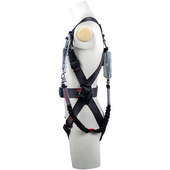 フルハーネス”コアハーネス”(伸縮性ランヤード1本タイプ) ツヨロン(藤井電工)