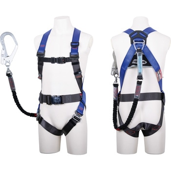 フルハーネス”コアハーネス”(伸縮性ランヤード1本タイプ) ツヨロン(藤井電工)