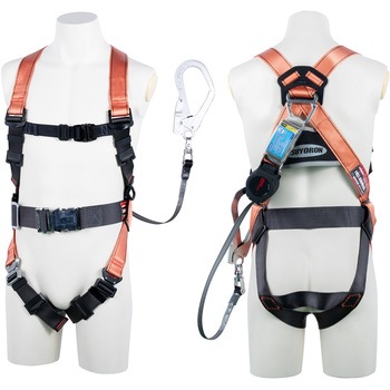 フルハーネス”コアハーネス”(ワン・ハンド巻取式ランヤード1本タイプ) ツヨロン(藤井電工)