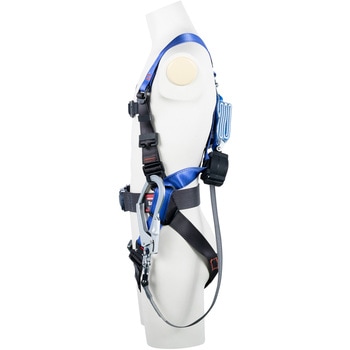 フルハーネス”コアハーネス”(ワン・ハンド巻取式ランヤード1本タイプ) ツヨロン(藤井電工)