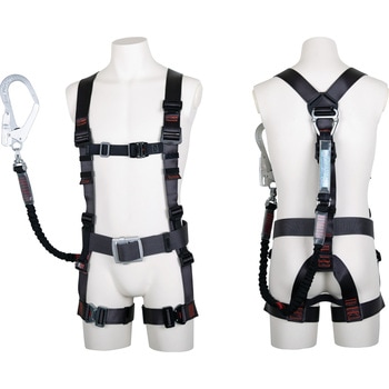 フルハーネス”飛燕ハーネス”(伸縮性ランヤード1本タイプ) ツヨロン(藤井電工)