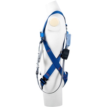 フルハーネス”ライトハーネス”(ワン・ハンド巻取式ランヤード1本タイプ) ツヨロン(藤井電工)