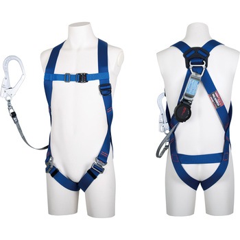 フルハーネス”ライトハーネス”(ワン・ハンド巻取式ランヤード1本タイプ) ツヨロン(藤井電工)