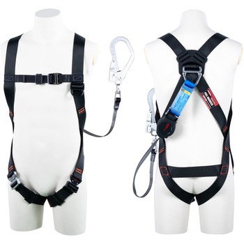 フルハーネス”ライトハーネス”(ワン・ハンド巻取式ランヤード1本タイプ) ツヨロン(藤井電工)