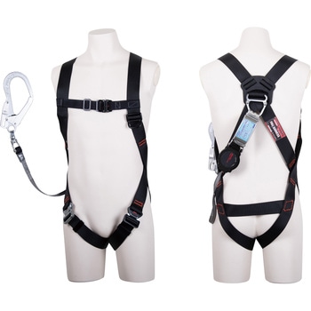 フルハーネス”ライトハーネス”(ワン・ハンド巻取式ランヤード1本タイプ) ツヨロン(藤井電工)