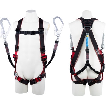 フルハーネス”レヴォハーネス”(伸縮性ランヤード2本タイプ) ツヨロン(藤井電工)